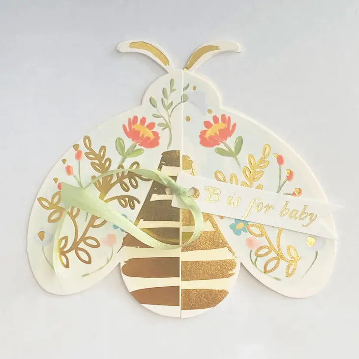 BEE IS FOR BABY GREETING CARD