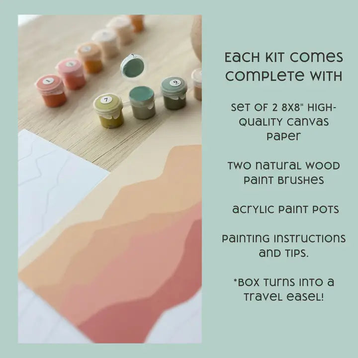 Paint by number Easel for Kids
