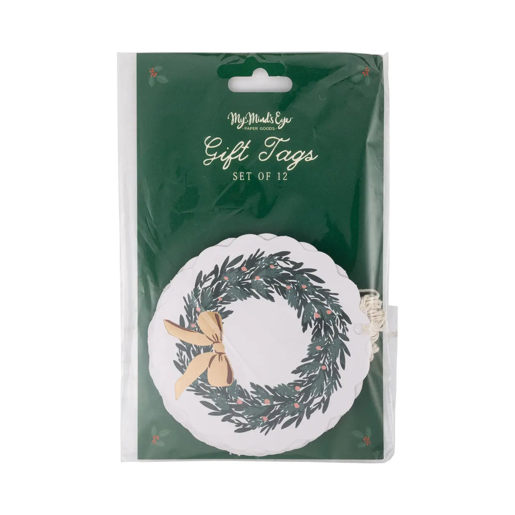 Christmas Wreath Gift Tags