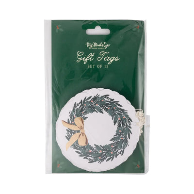 Christmas Wreath Gift Tags