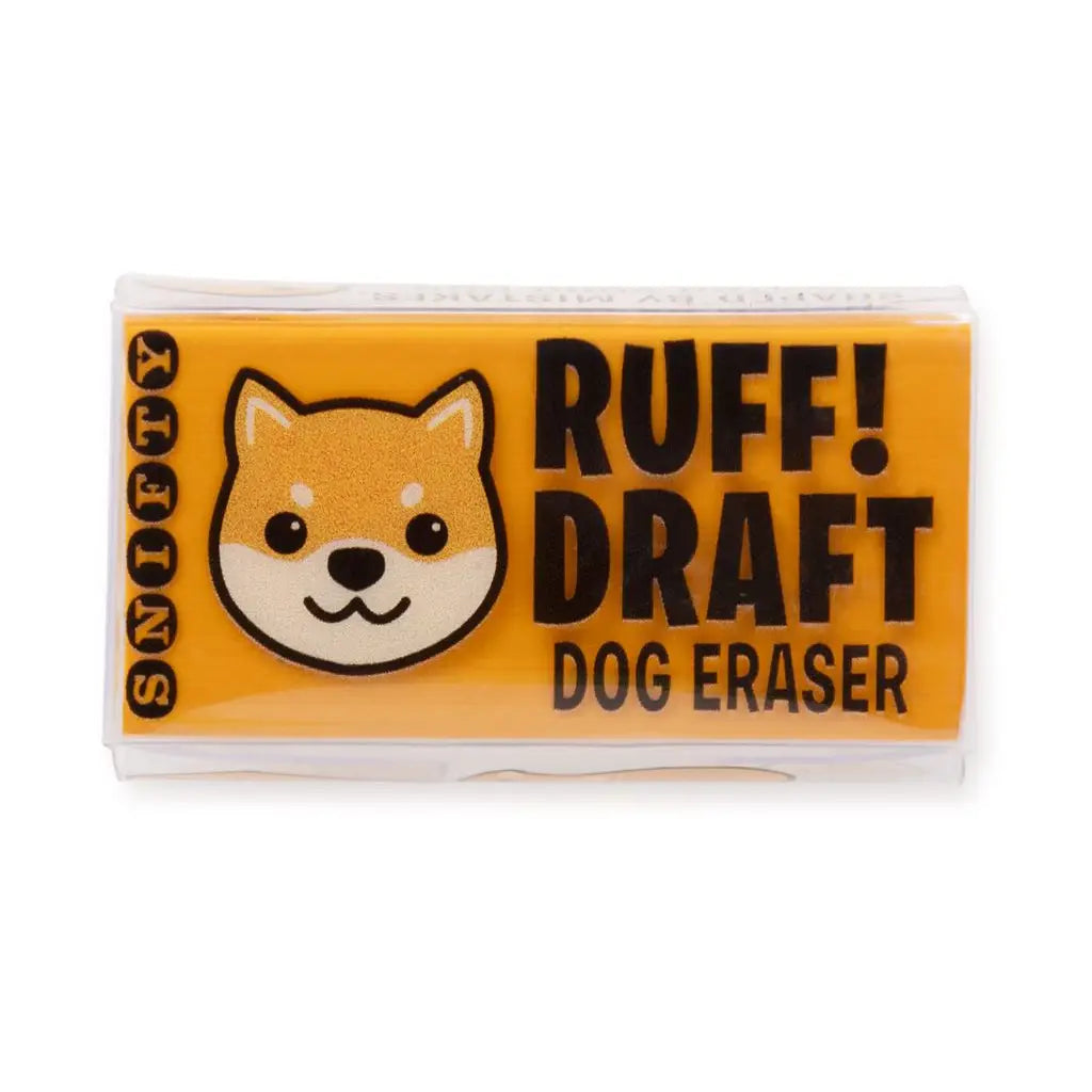 RUFF DRAFT DOG ERASER DISPLAY OF 20