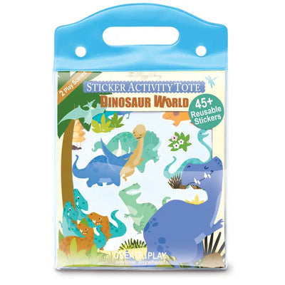 STICKER ACTIVITY TOTE - DINOSAUR WORLD