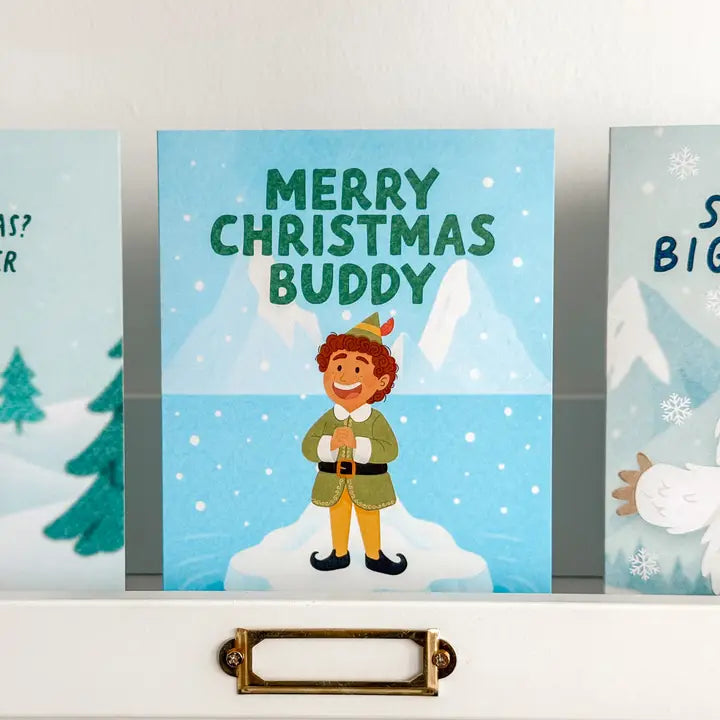 Merry Christmas Buddy Elf Holiday Card