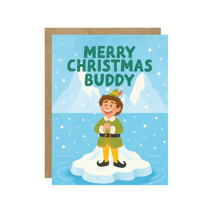 Merry Christmas Buddy Elf Holiday Card