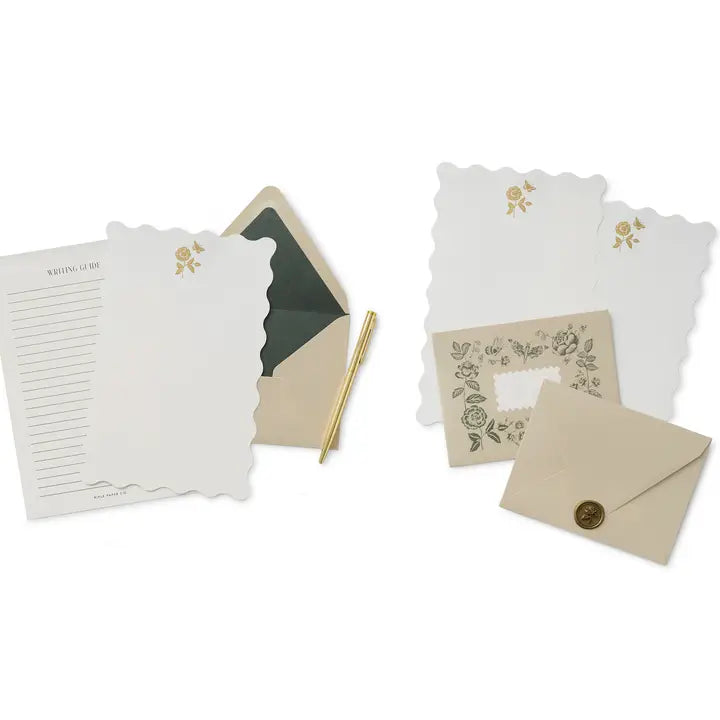 English Rose Letter Writing Set