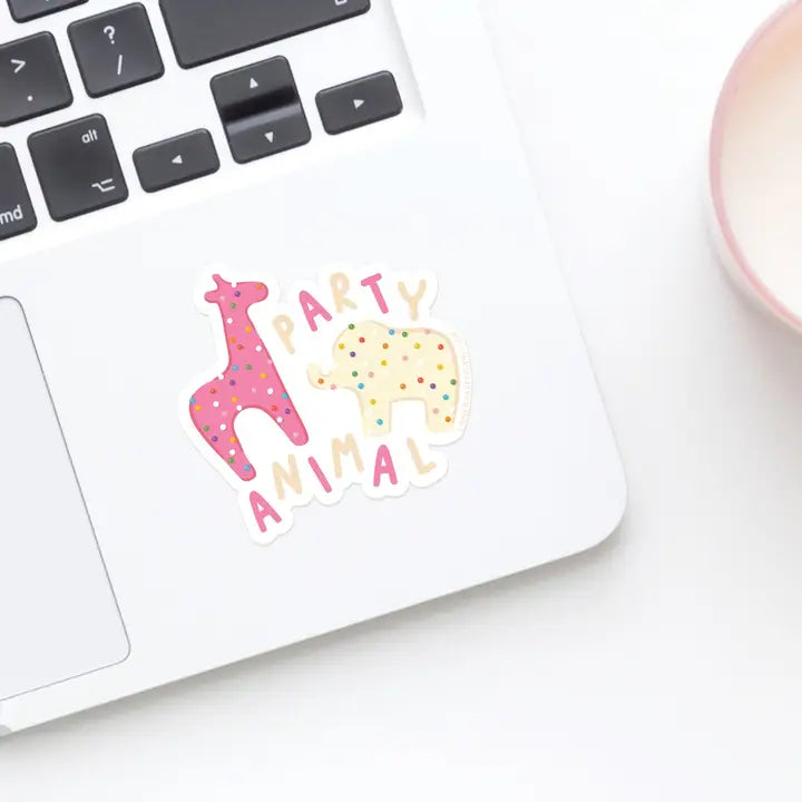 Frosted Party Animal Cookies Sticker