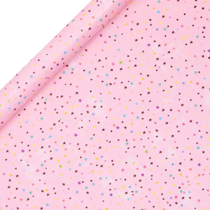 R/WRAP 4M PS STARS PINK
