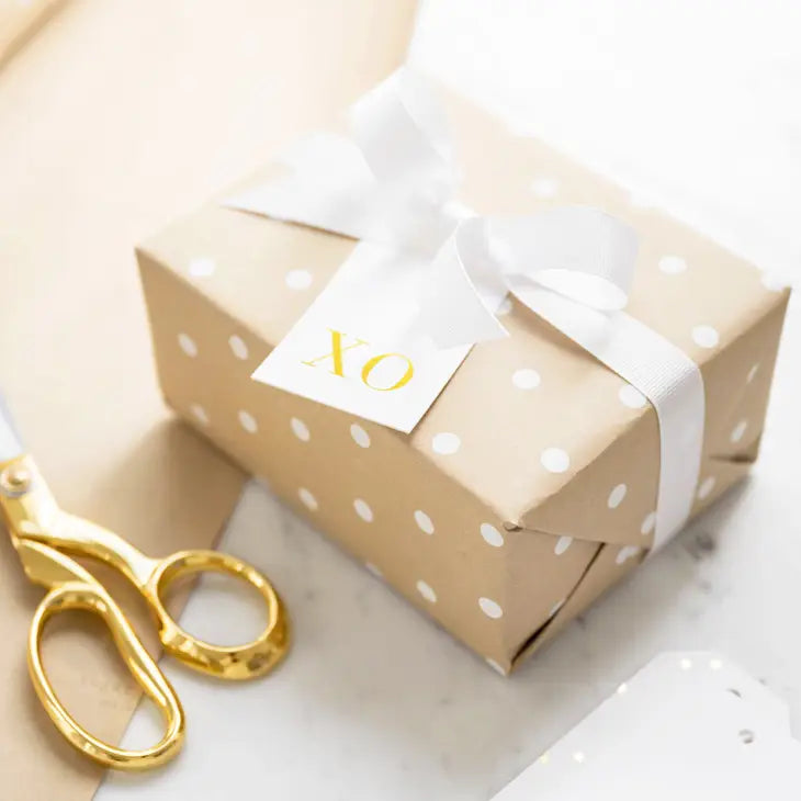 KRAFT POLKA DOT - GIFT WRAP ROLL