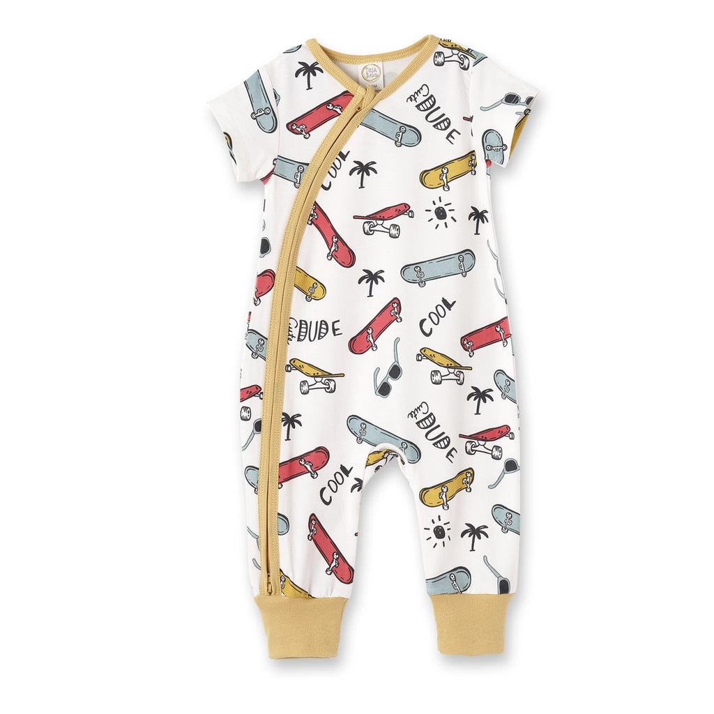 TESA BABE ZIPPERED ROMPER