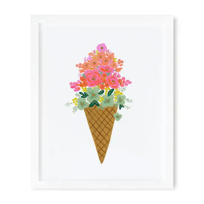 ICE CREAM CONE PRINT - 8X10