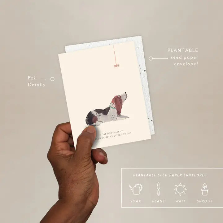 Plantable Card - A Little Treat - Love + Friendship Card