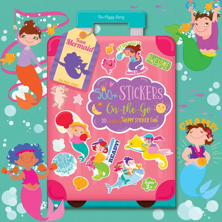 500+ STICKERS ON-THE-GO - TEAM MERMAID