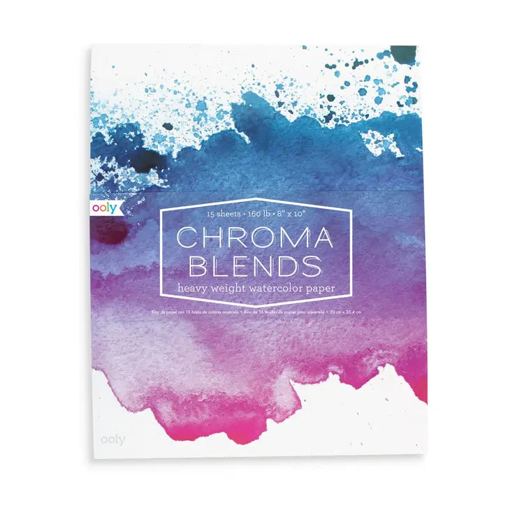 8" X 10" CHROMA BLENDS WATERCOLOR PAD