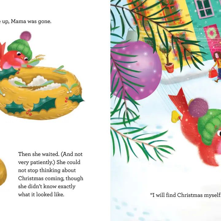 Little bird finds Christmas