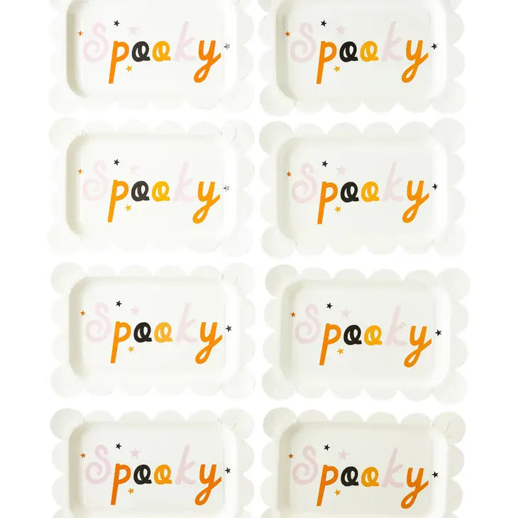 HEY PUMPKIN SPOOKY PAPER PLATE - FINAL SALE