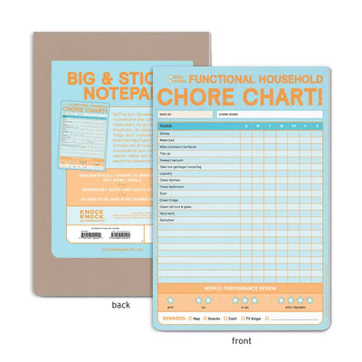 CHORE CHART BIG & STICKY NOTEPADS