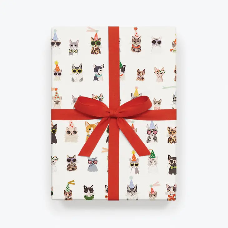 ROLL OF 3 COOL CATS WRAPPING SHEETS