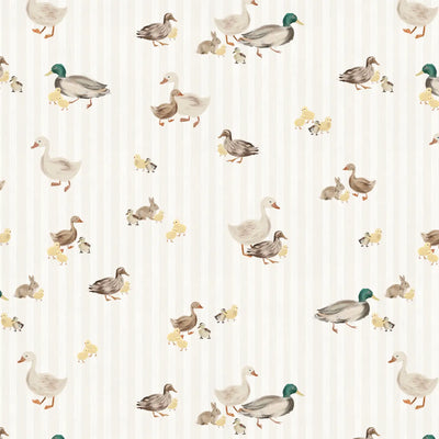 Ducks & Stripes Gift Wrap Roll