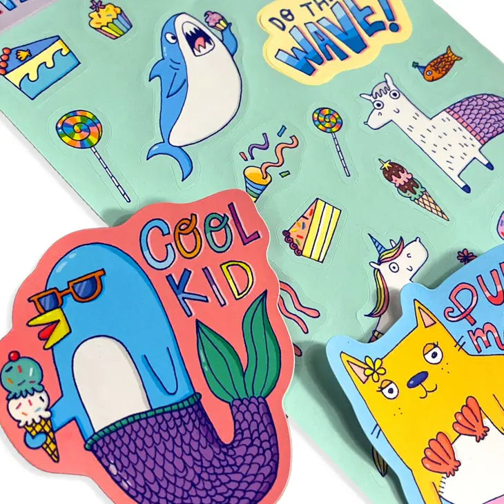 STICKIVILLE STICKERS: MERMADE TO PARTY - SCENTED