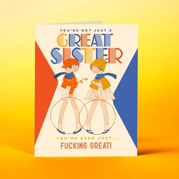 GREAT SISTER CARD