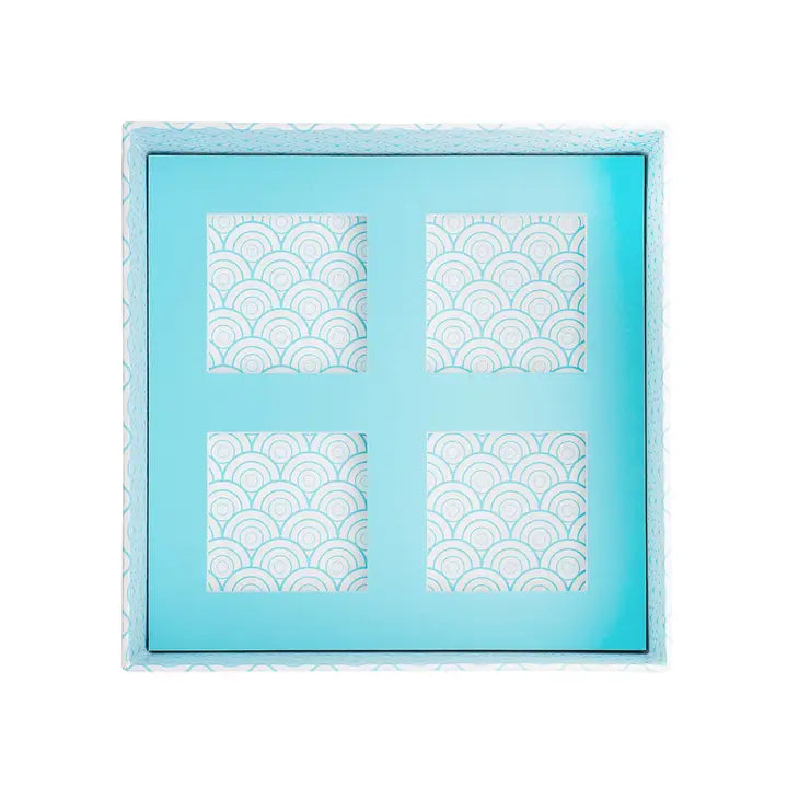 SUGARFINA AQUA + WHITE - 4PC CANDY BENTO BOX