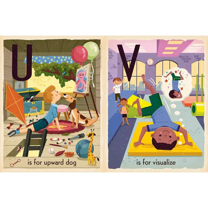 Y IS FOR YOGA: ALPHABET BOARD BOOK