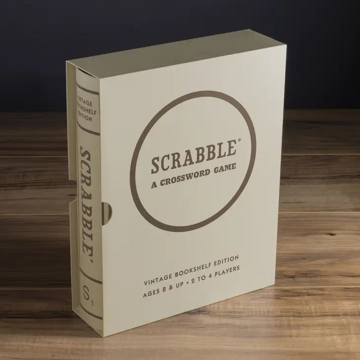 SCRABBLE VINTAGE BOOKSHELF EDITION