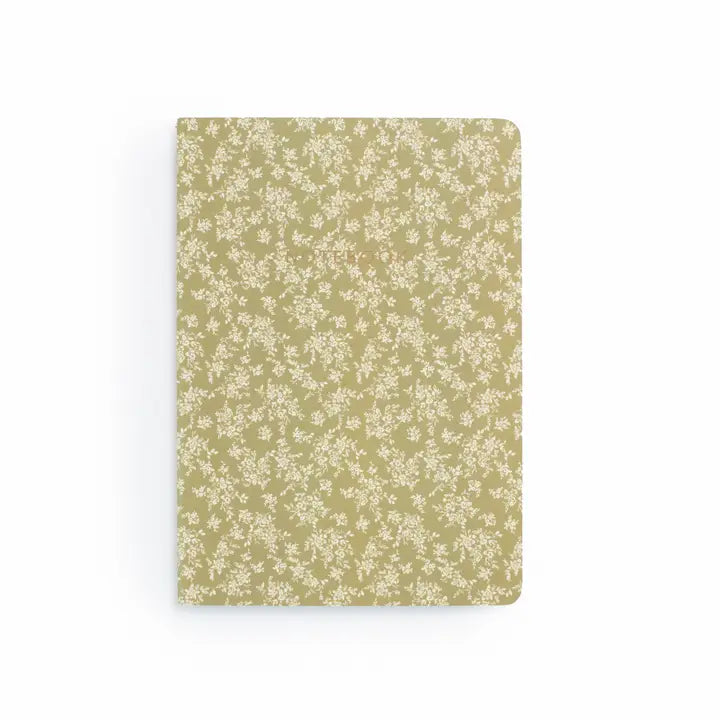 Reverie Notebooks | Set of 3 | Ferns, Green & Gold Florals