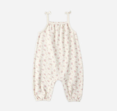 Smocked Jumpsuit Flower Field