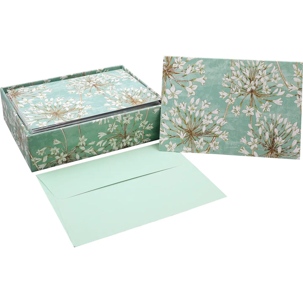 Allium Blossoms Note Cards