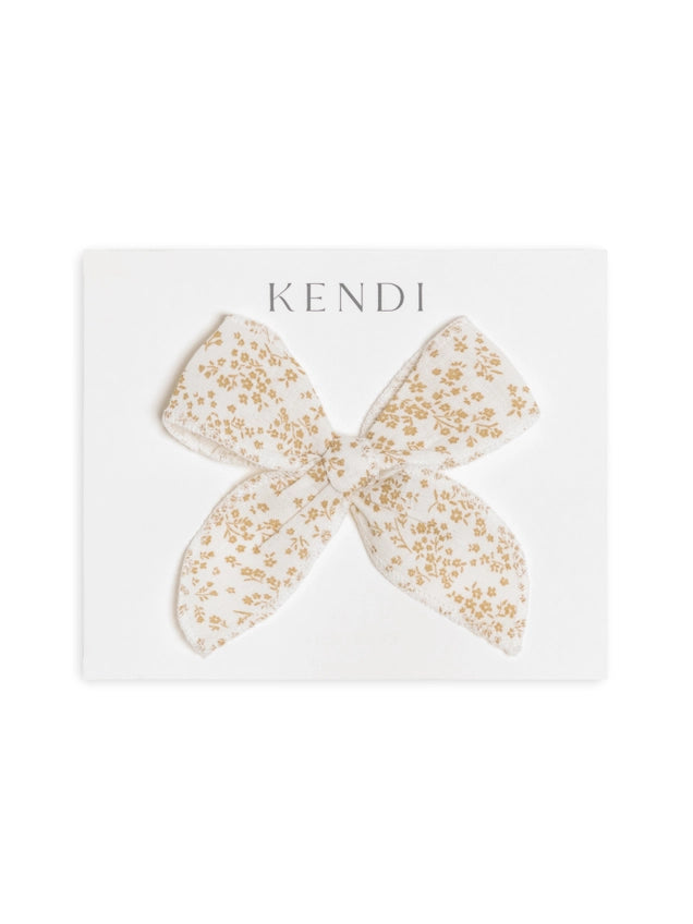 KENDI COLORED ORGANICS BOW CLIPS