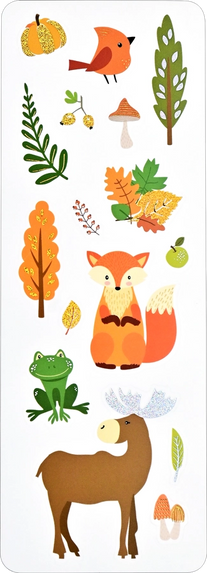 FOREST FRIENDS STICKER SET