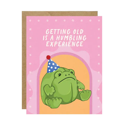 Humbling Frog Jellycat Birthday Card