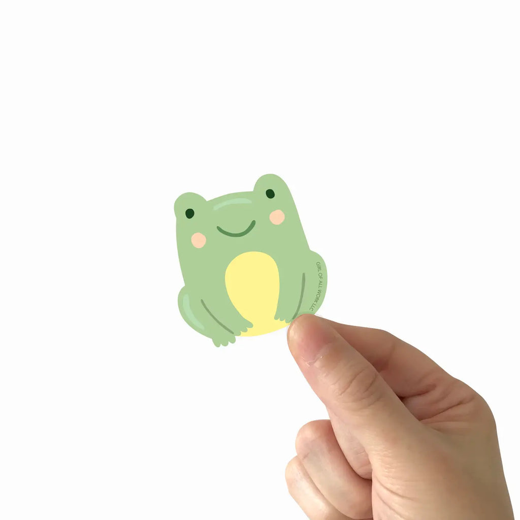 Frog Vinyl Sticker