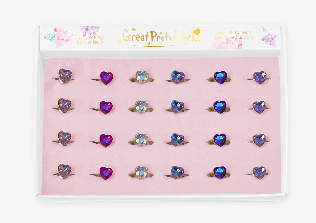 Gem Of My Heart Spinner Rings