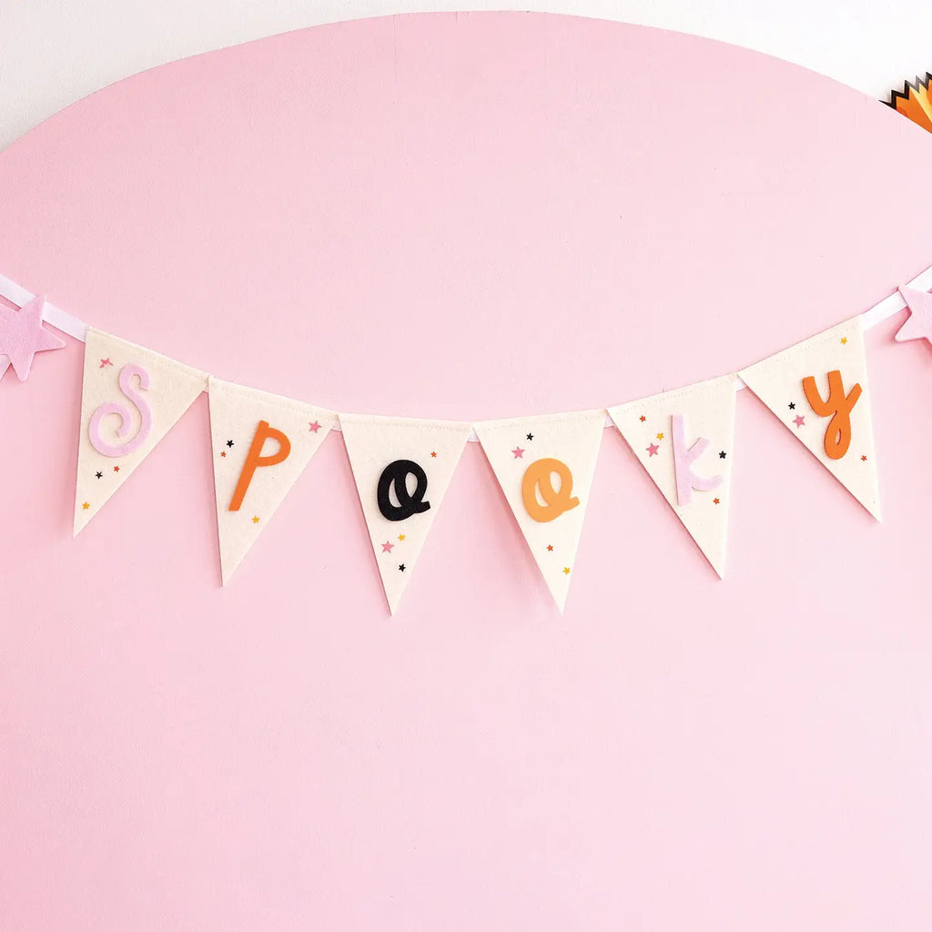 Ghoul Gang Spooky Felt Banner - Final Sale