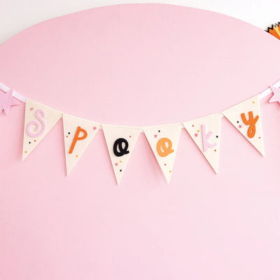 Ghoul Gang Spooky Felt Banner - Final Sale