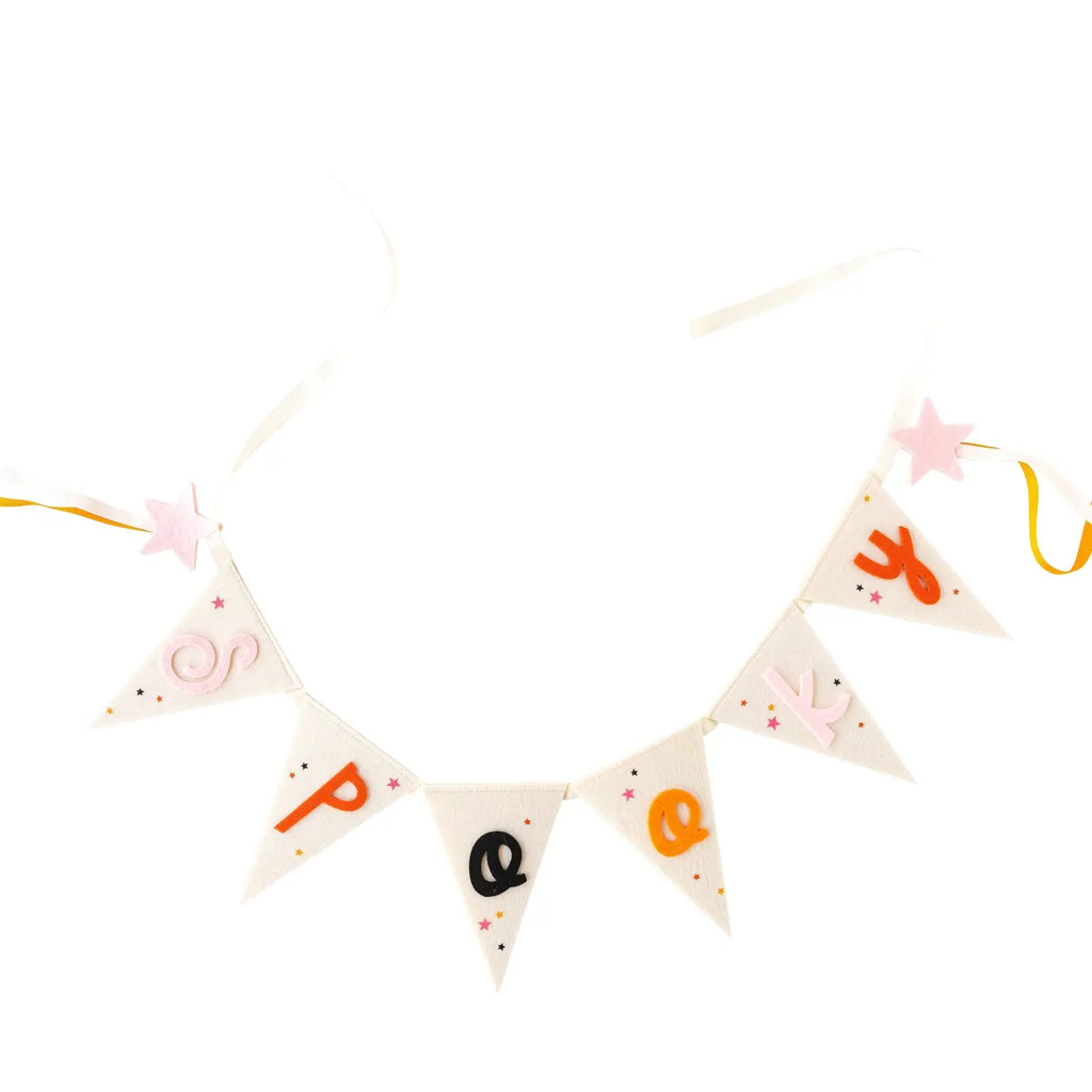 Ghoul Gang Spooky Felt Banner - Final Sale