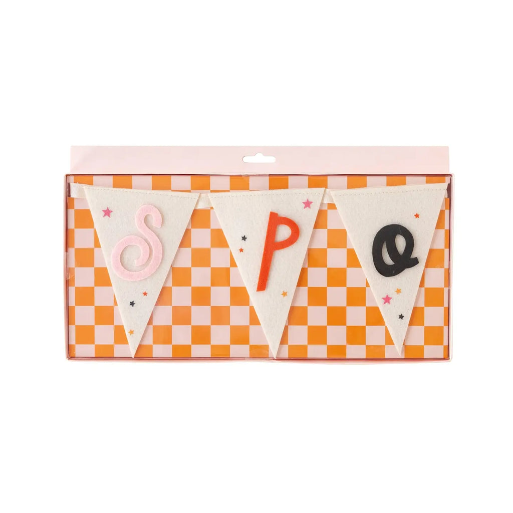 Ghoul Gang Spooky Felt Banner - Final Sale