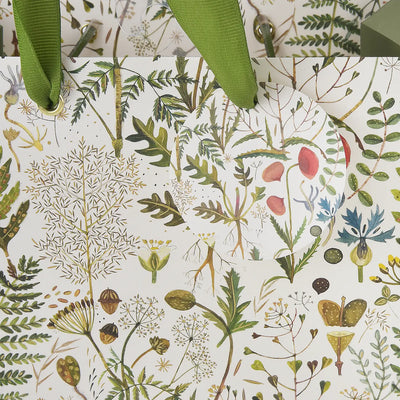 Greens and Flowers - Medium Gift Bag