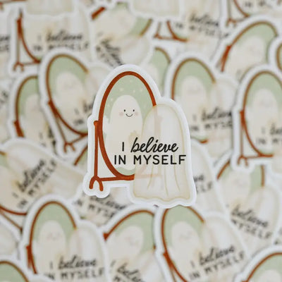 I Believe in Myself Ghost Vinyl Sticker