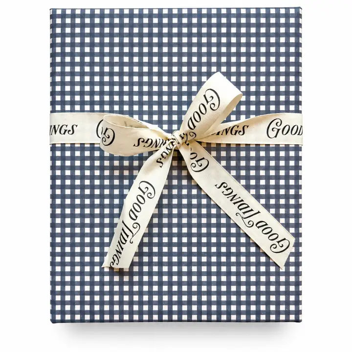 'Good Tidings' Cotton Ribbon