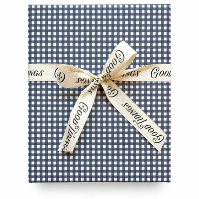 'Good Tidings' Cotton Ribbon