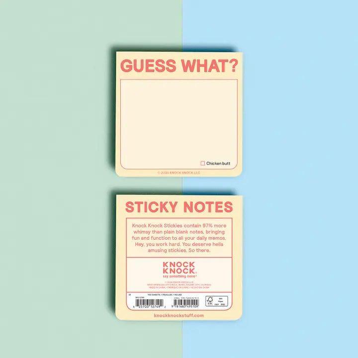 Guess What? Sticky Note
