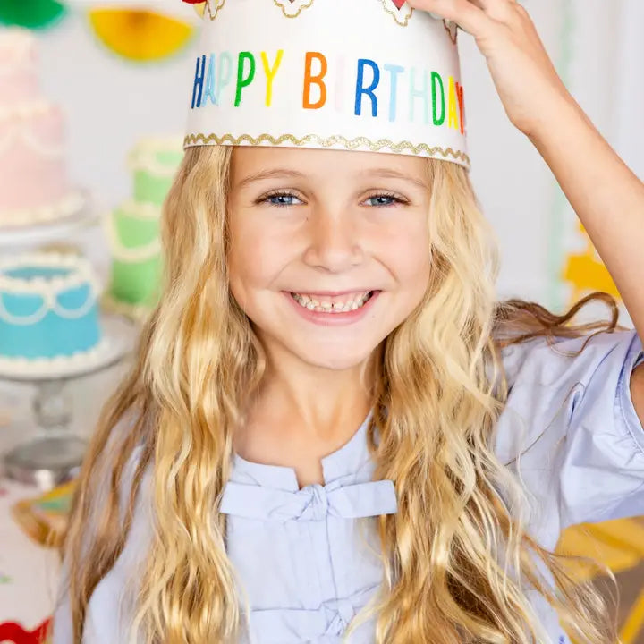Happy Birthday Felt Crown