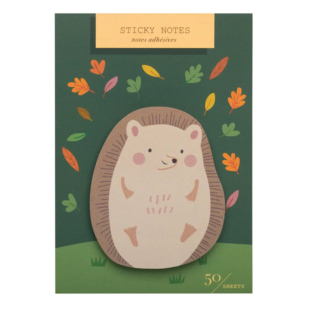 Hedgehog Die Cut Single Sticky Notes