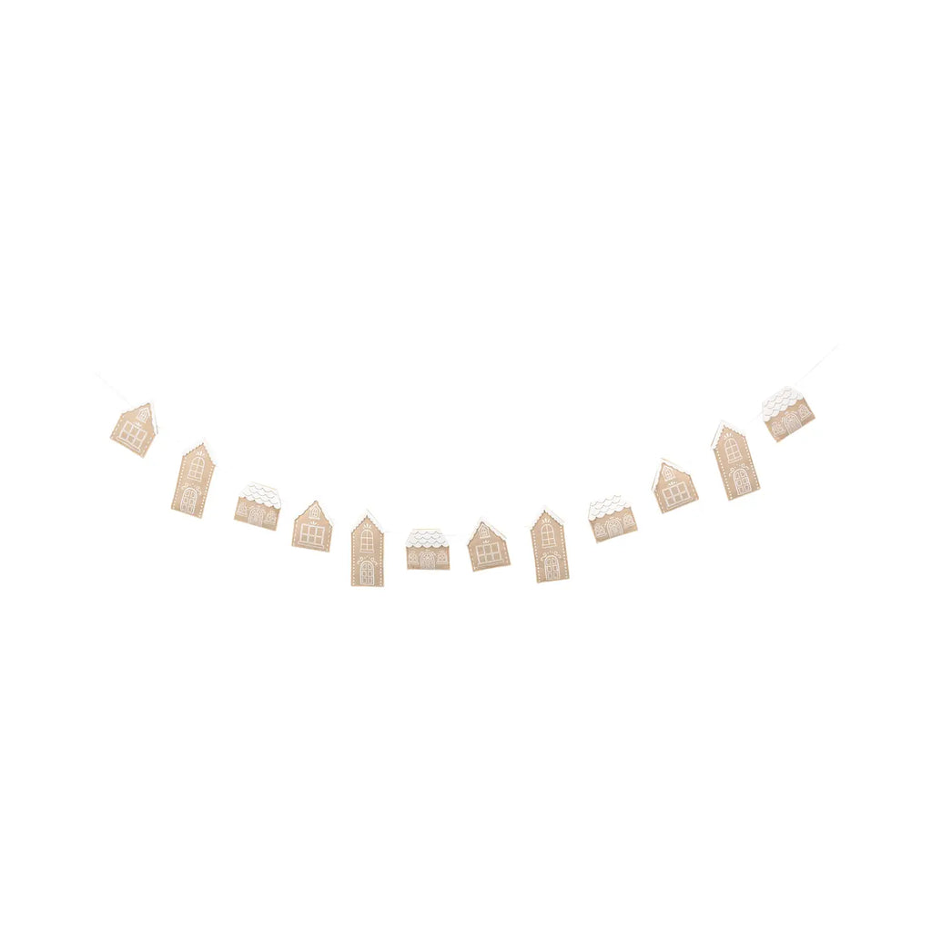 Gingerbread Felt Houses Banner