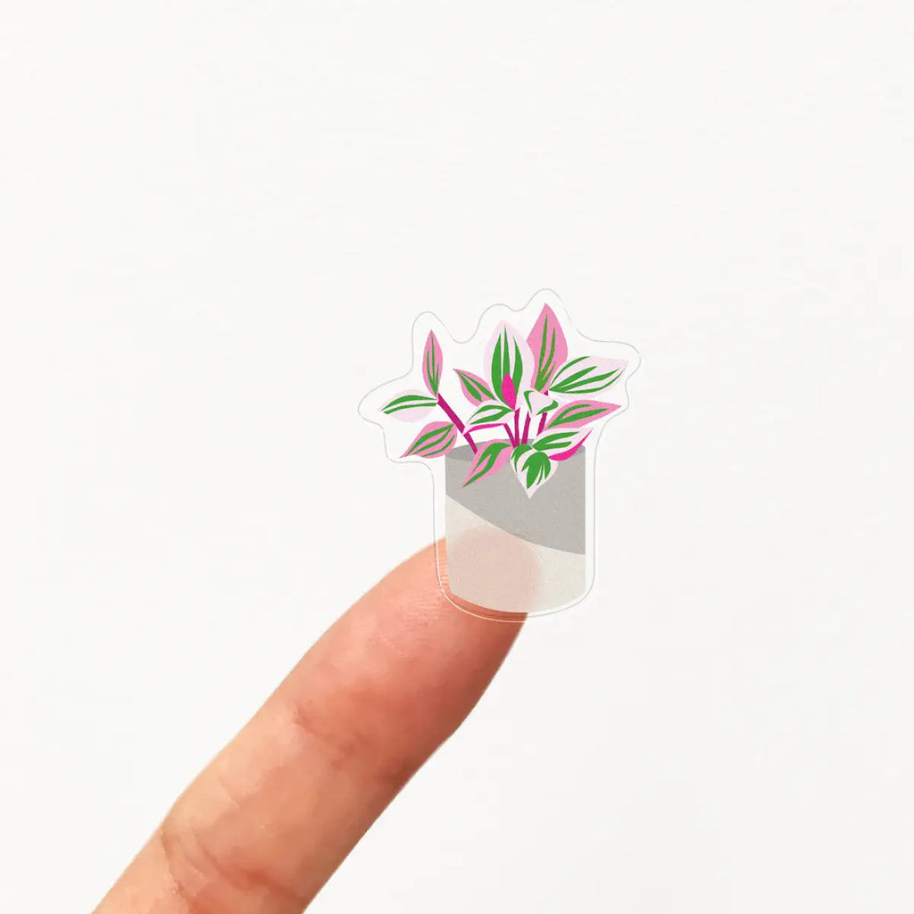 House Plants Clear Stickers
