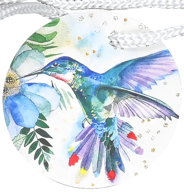 Hummingbird Garden Gift Bag