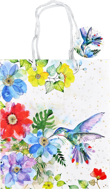 Hummingbird Garden Gift Bag